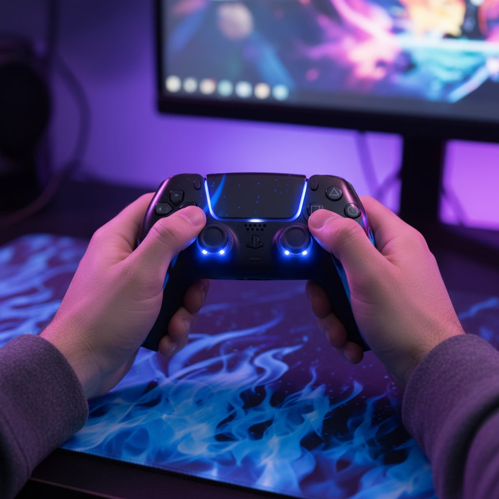 PS5 LUX BlueFire LED