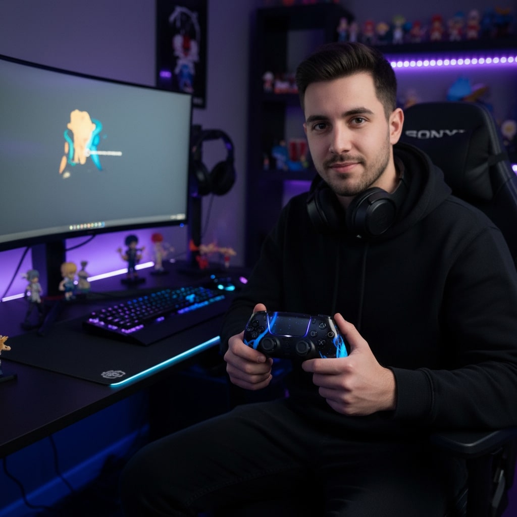 PS5 LUX BlueFire LED