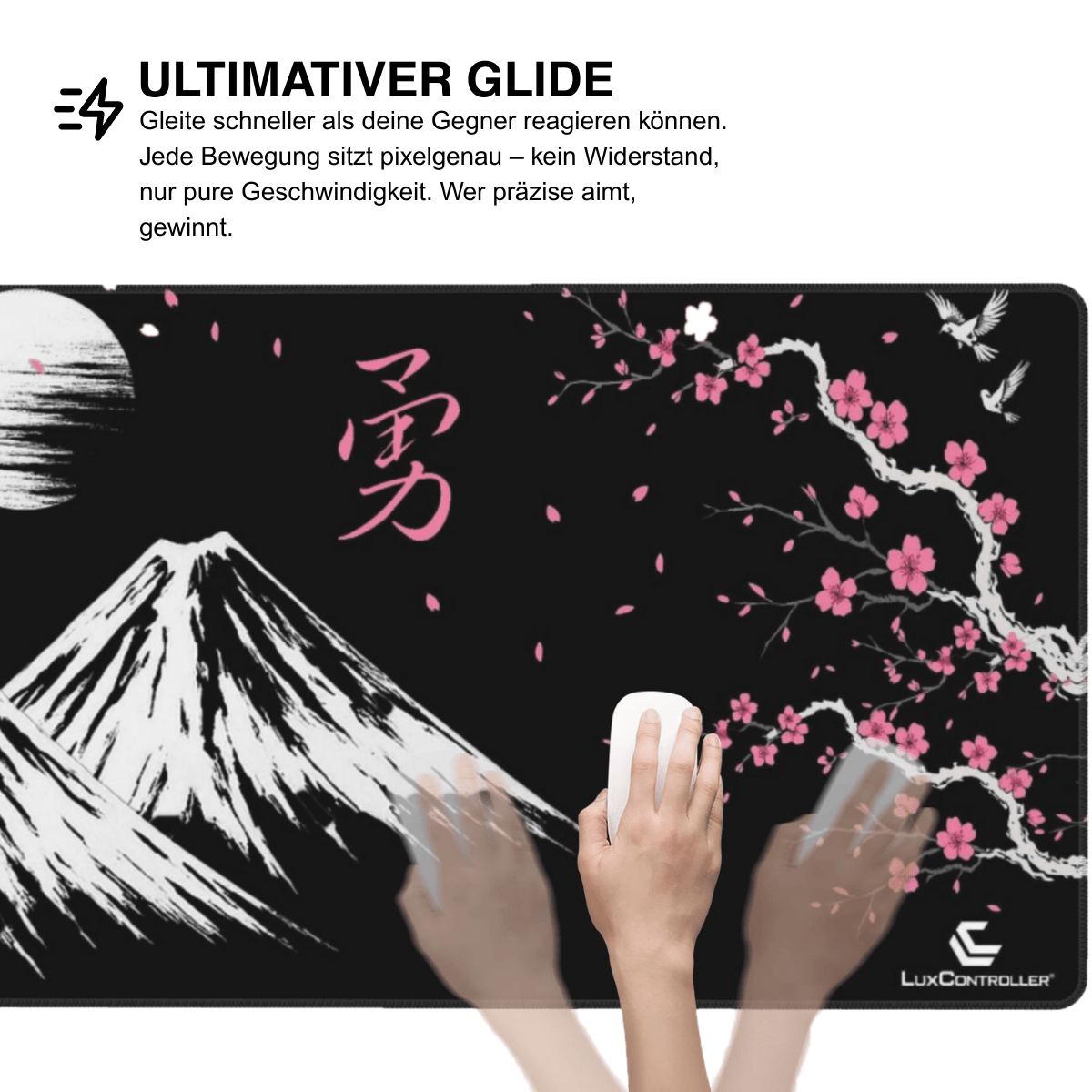 LuxPad® XXL Sakura Premium Gaming Mousepad