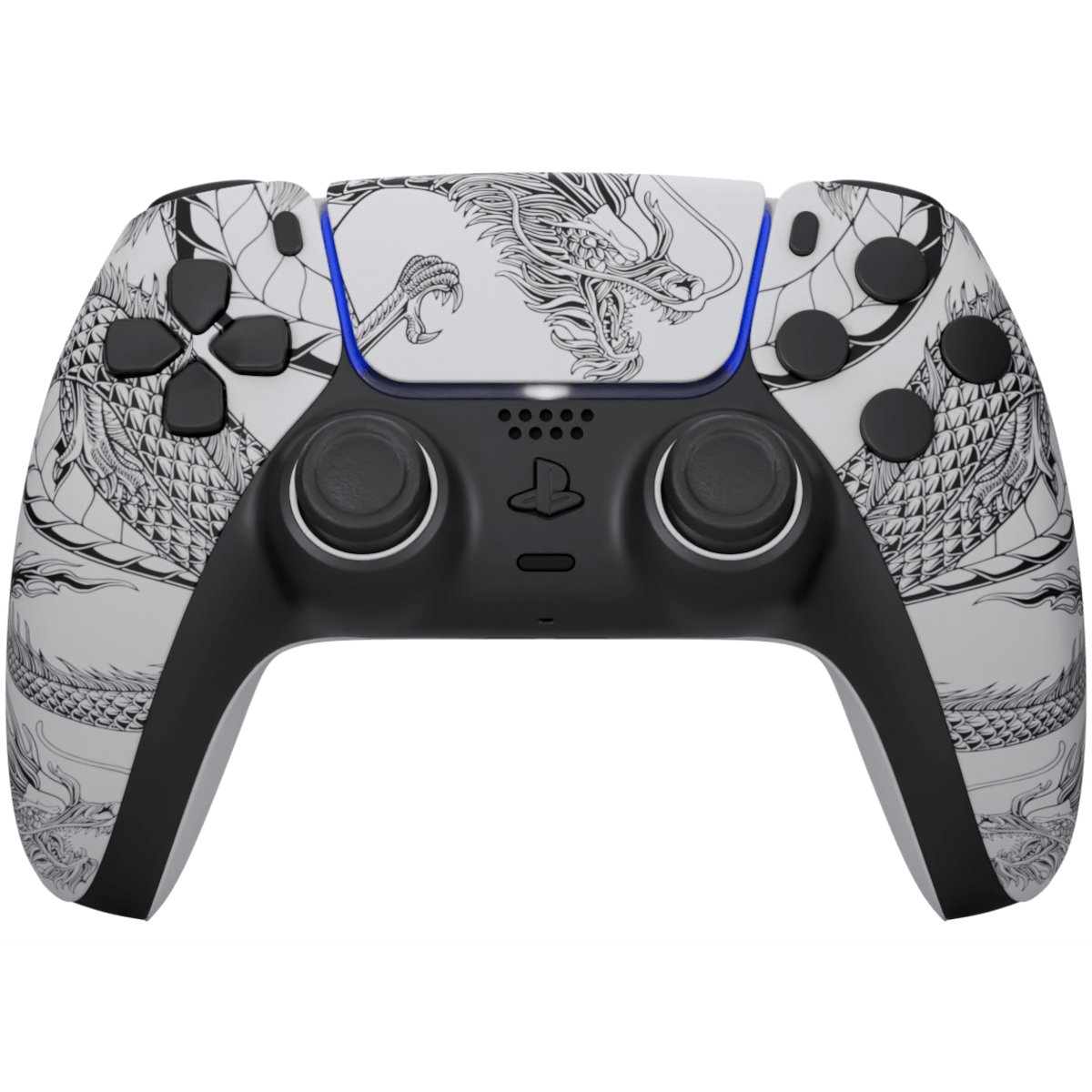 PS5 Custom Lux Controller Drachen Design