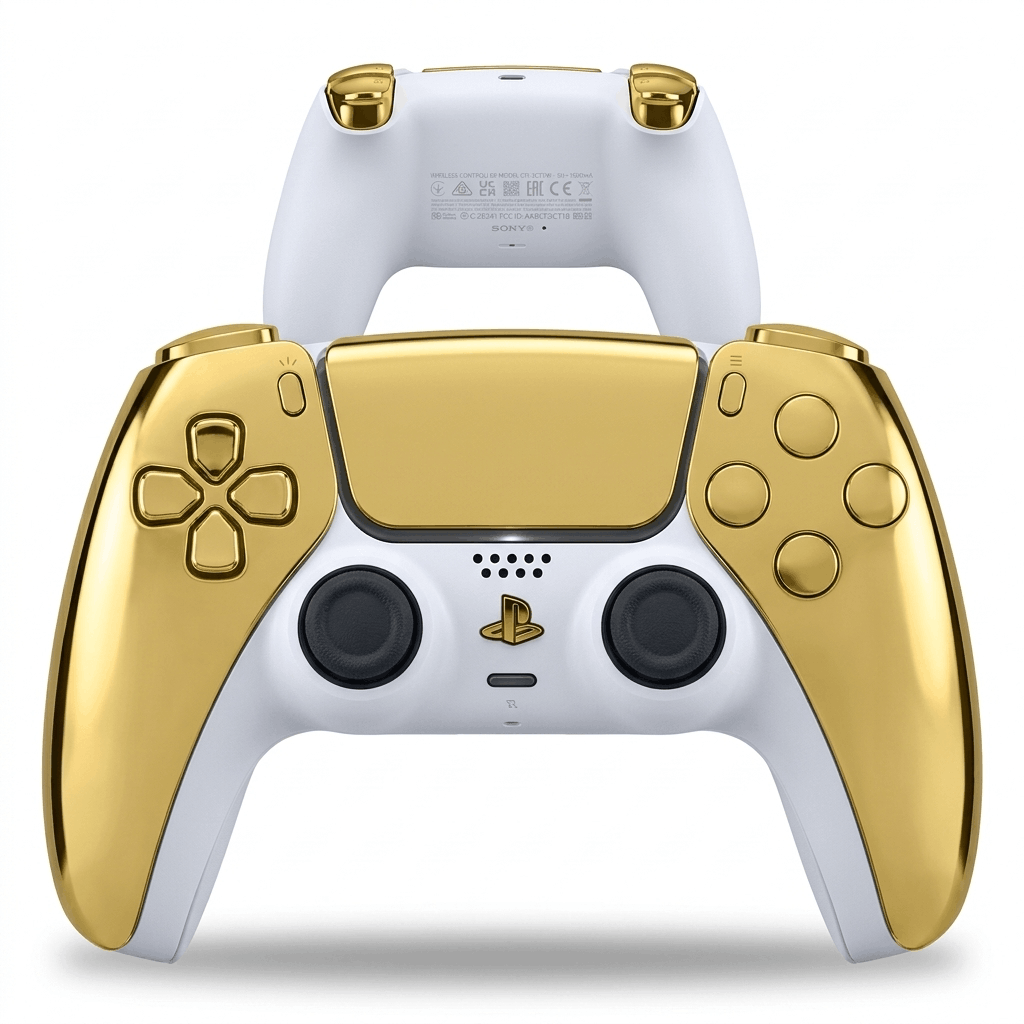 PS5 Lux Custom Controller – Gold | Certified