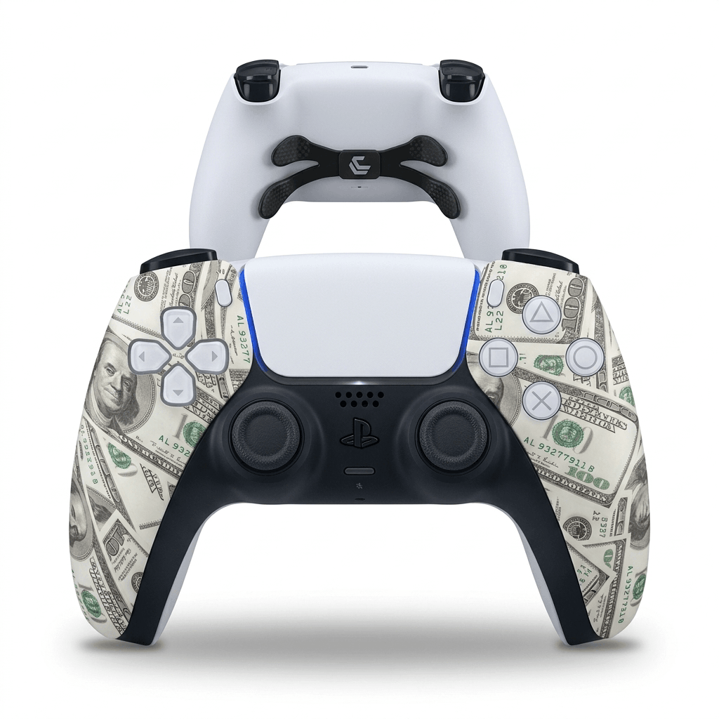 PS5 Lux Custom Controller – Money | Showroom